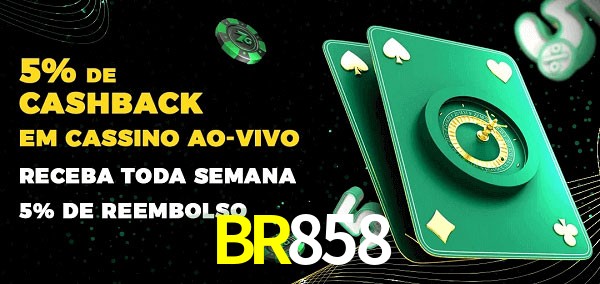 Promoções do cassino ao Vivo BR858