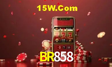Tela de boas-vindas e lobby de jogos do aplicativo BR858